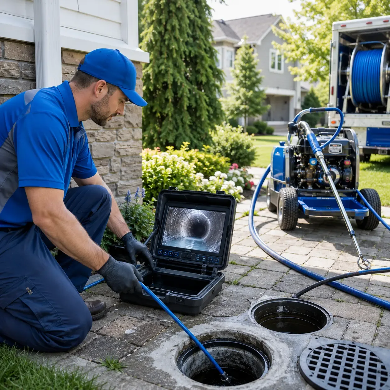 Outdoor drain cleaning professionals serving Arnold, NE